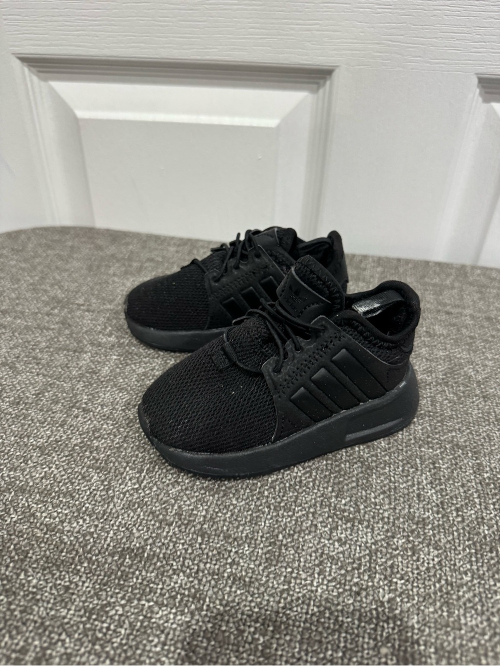 adidas Kids Black Knit Athletic Sneakers